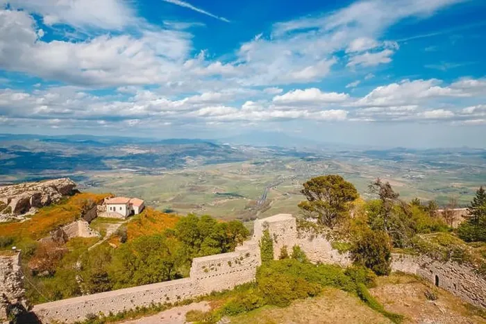 Framed Print : Castello di lombardia in Enna Sicily, Italy Framed Print : Castello di lombardia in Enna Sicily, Italy