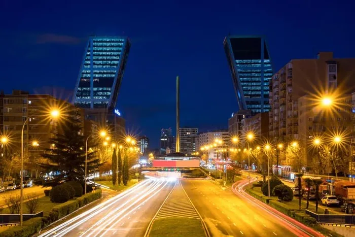 Framed Print : The Castilla Square (Plaza Castilla) is defines the new economic center of Madrid, Spain. It is one of the touristic attractions of the Madrid city Framed Print : The Castilla Square (Plaza Castilla) is defines the new economic center of Madrid, Spain. It is one of the touristic attractions of the Madrid city