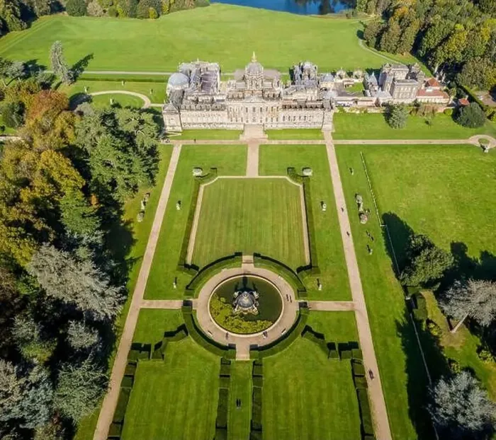 Framed Print : CASTLE HOWARD, YORK, UK - OCTOBER 15