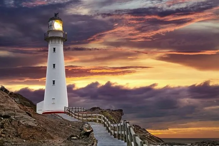 Framed Print : Castle Point Lighthouse, sunrise, Wairarapa, New Zealand Framed Print : Castle Point Lighthouse, sunrise, Wairarapa, New Zealand