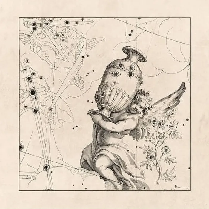Framed Print : Celestial Map Illustration with vintage inspiration Framed Print : Celestial Map Illustration with vintage inspiration