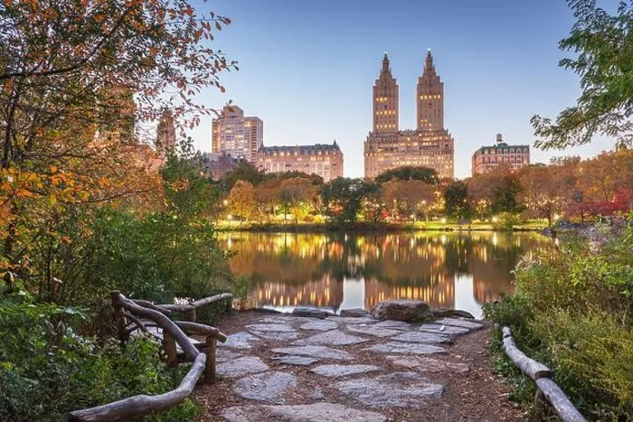 Framed Print : Central Park during autumn in New York City Framed Print : Central Park during autumn in New York City