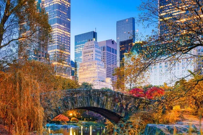 Framed Print : Central Park during autumn in New york City Framed Print : Central Park during autumn in New york City