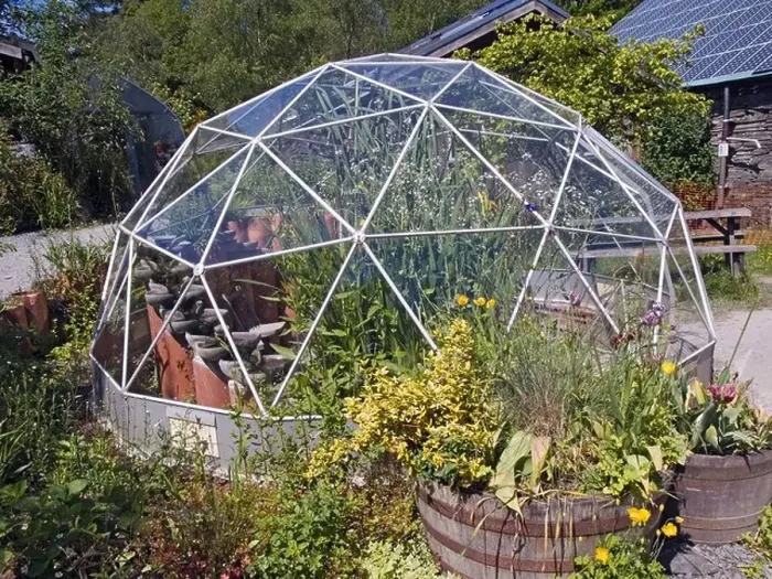 Framed Print : Centre for Alternative Technology Geodesic dome greenhouse containing plants Machynlleth Powys Wales UK Framed Print : Centre for Alternative Technology Geodesic dome greenhouse containing plants Machynlleth Powys Wales UK