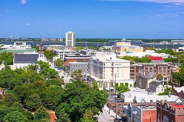Charleston, South Carolina, USA downtown cityscape