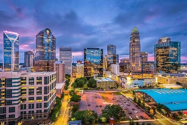 Charlotte, North Carolina, USA skyline