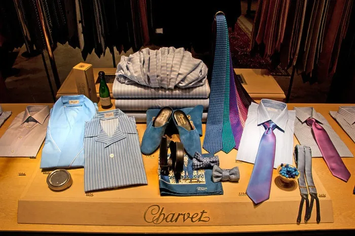 Framed Print : Charvet store Paris mode fashion store couturier Framed Print : Charvet store Paris mode fashion store couturier
