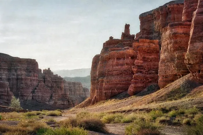 Framed Print : Charyn Canyon in South East Kazakhstan, taken in August 2018 taken in hdr Framed Print : Charyn Canyon in South East Kazakhstan, taken in August 2018 taken in hdr