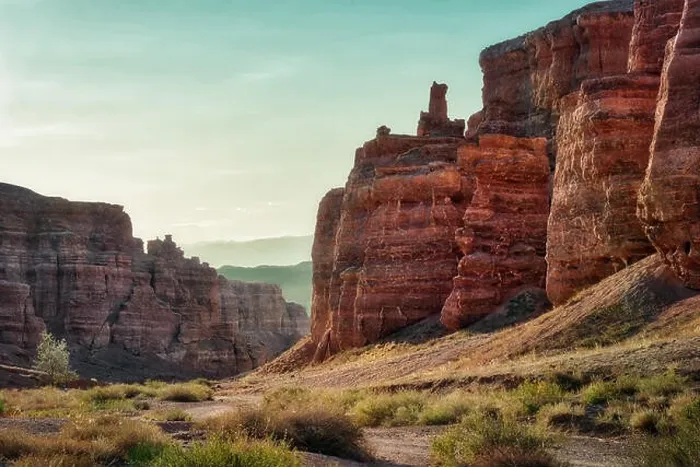 Framed Print : Charyn Canyon in South East Kazakhstan, taken in August 2018 taken in hdr Framed Print : Charyn Canyon in South East Kazakhstan, taken in August 2018 taken in hdr