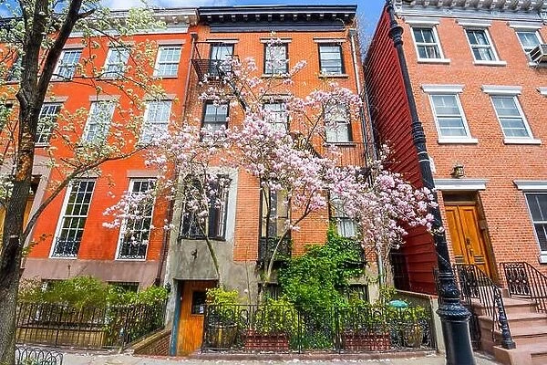 Chelsea neighborhood of New York City in the Spring