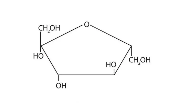 Framed Print : Chemical Structure of Fructose Framed Print : Chemical Structure of Fructose