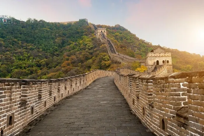 Framed Print : China The great wall distant view compressed towers and wall segments autumn season in mountains near Beijing ancient chinese fortification military l Framed Print : China The great wall distant view compressed towers and wall segments autumn season in mountains near Beijing ancient chinese fortification military l