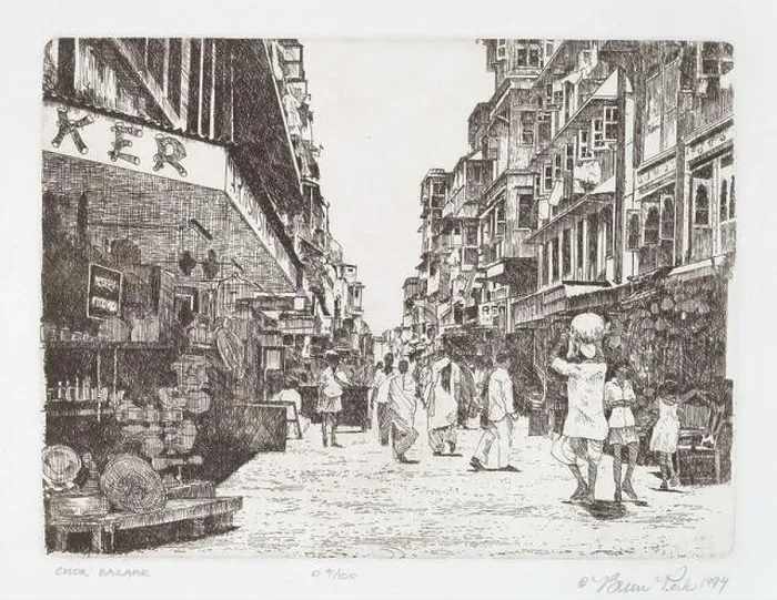 Framed Print : Chor Bazaar; 1994date Bruce Peck, Chor Bazaar, 1994 Framed Print : Chor Bazaar; 1994date Bruce Peck, Chor Bazaar, 1994