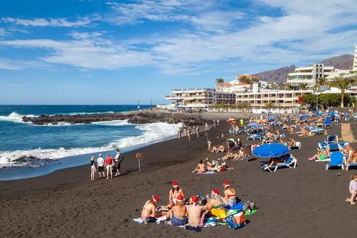 Framed Print : Christmas at the beach Playa da la Arena beach, Puerto de Santiago, Tenerife, Canary Islands, Spain Framed Print : Christmas at the beach Playa da la Arena beach, Puerto de Santiago, Tenerife, Canary Islands, Spain
