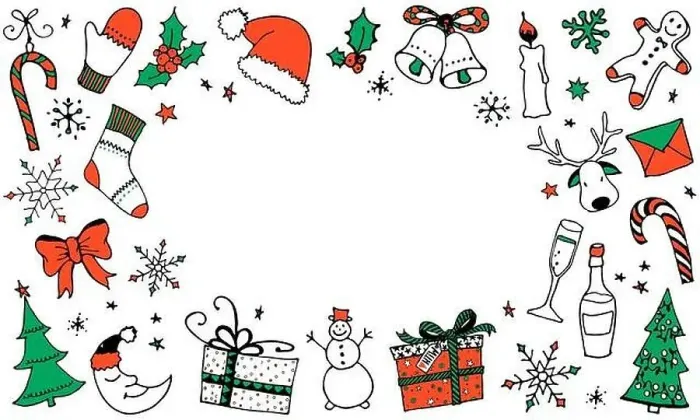 Framed Print : Christmas cartoon background with place for your text Framed Print : Christmas cartoon background with place for your text