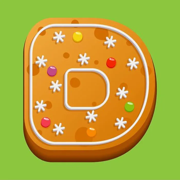 Framed Print : Christmas gingerbread cookie. Gingerbread letter D Framed Print : Christmas gingerbread cookie. Gingerbread letter D