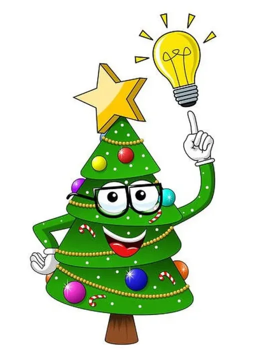 Framed Print : Christmas xmas tree character mascot cartoon idea isolated