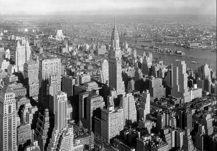 Framed Print : Chrysler Building and Cityscape Framed Print : Chrysler Building and Cityscape