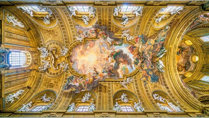 Framed Print : Church of the Jesus in Rome, Italy Framed Print : Church of the Jesus in Rome, Italy