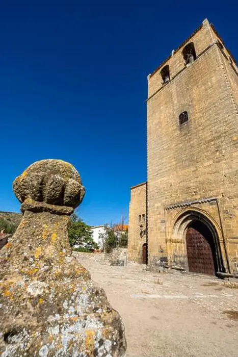 Framed Print : Church of Santa Maria de la Estrella, Enciso village, La Rioja, Spain, Europe Framed Print : Church of Santa Maria de la Estrella, Enciso village, La Rioja, Spain, Europe