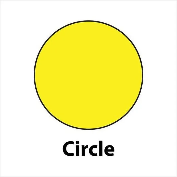 Framed Print : Circle geometric shape yellow color vector Framed Print : Circle geometric shape yellow color vector