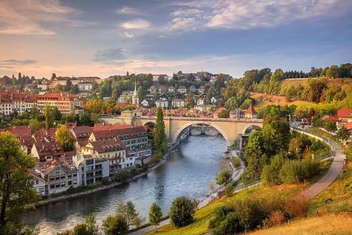 Framed Print : City of Bern. Cityscape image of the capital city of Bern, Switzerland during beautiful autumn sunset Framed Print : City of Bern. Cityscape image of the capital city of Bern, Switzerland during beautiful autumn sunset