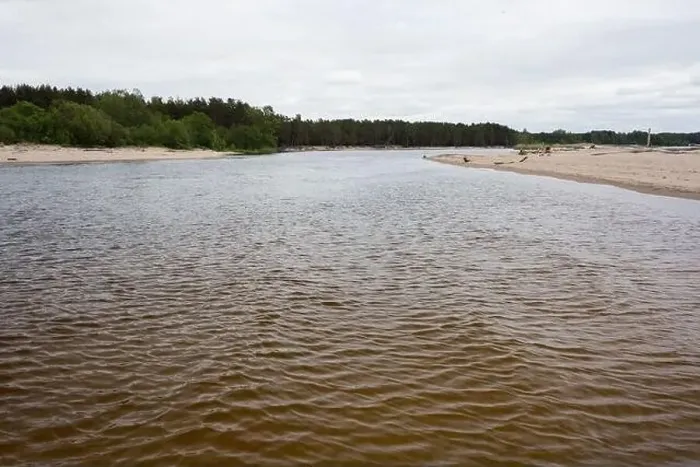 Framed Print : City Carnikava, Latvia. Green nature in summer with River Gauja and waves. 03.06.2020 Framed Print : City Carnikava, Latvia. Green nature in summer with River Gauja and waves. 03.06.2020