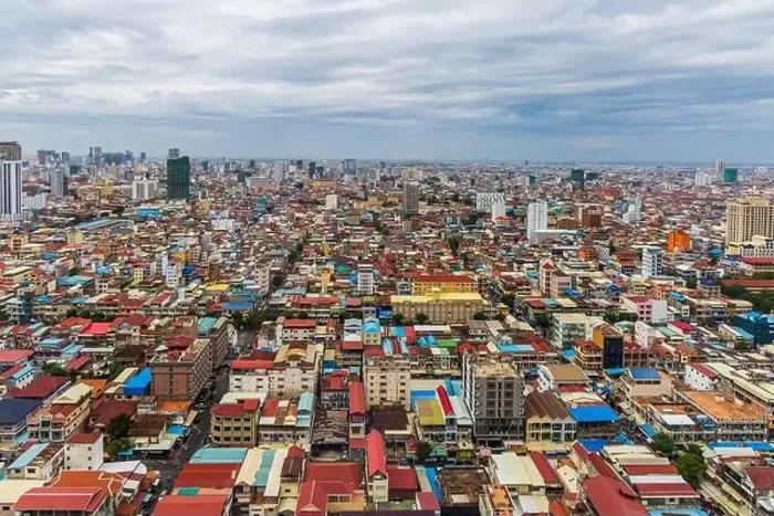 Framed Print : The City of Phnom Penh, National Capital City of Cambodia, sits at the junction of the Mekong and Tonlé Sap rivers Framed Print : The City of Phnom Penh, National Capital City of Cambodia, sits at the junction of the Mekong and Tonlé Sap rivers