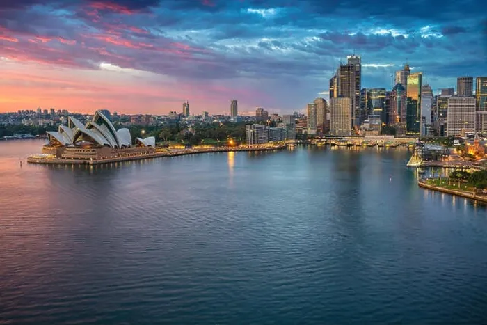Framed Print : City of Sydney. Cityscape image of Sydney, Australia during sunrise Framed Print : City of Sydney. Cityscape image of Sydney, Australia during sunrise