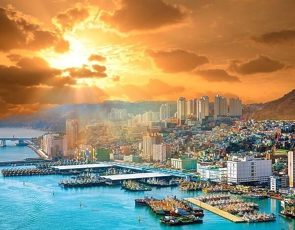 Cityscape of Busan, South Korea