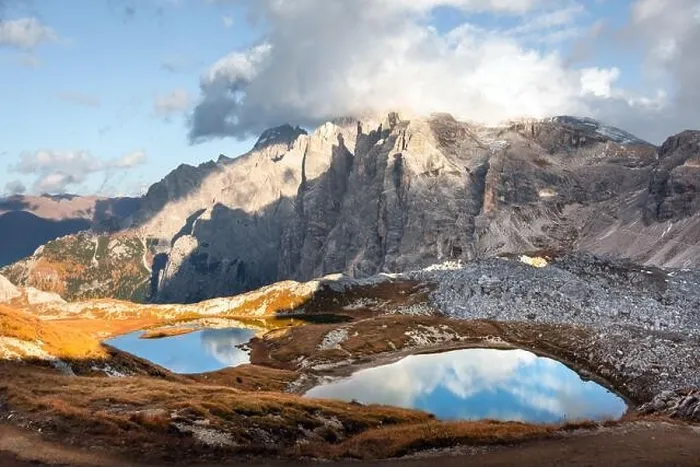 Framed Print : Clear turquoise water of alpine lakes Piani in the Tre Cime Di Laveredo National Park, Dolomites, Italy Framed Print : Clear turquoise water of alpine lakes Piani in the Tre Cime Di Laveredo National Park, Dolomites, Italy