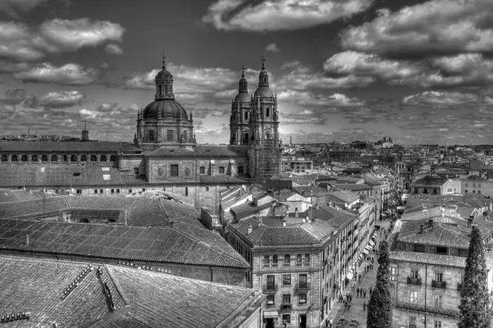 Framed Print : Clerecia church and jesuit college the universidad pontificia de Salamanca, Salamanca, Castile and Leon, Spain