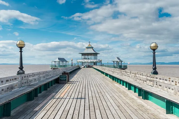 Framed Print : Clevedon Pier, Clevedon, Somerset, England Framed Print : Clevedon Pier, Clevedon, Somerset, England