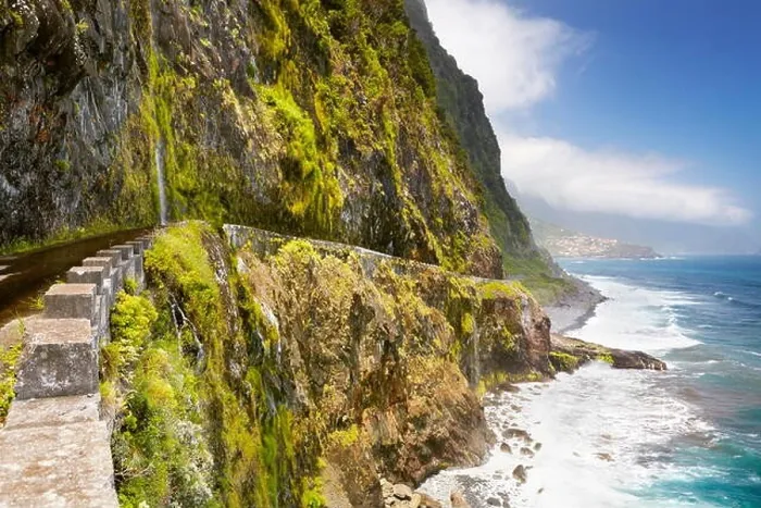 Framed Print : Cliff coastline near Ponta Delgada, Madeira Island, Portugal Framed Print : Cliff coastline near Ponta Delgada, Madeira Island, Portugal