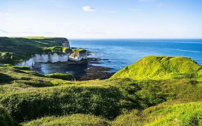 Framed Print : Cliffs over Flamborough Seawatch Observatory, Flamborough, Yorkshire, England Framed Print : Cliffs over Flamborough Seawatch Observatory, Flamborough, Yorkshire, England