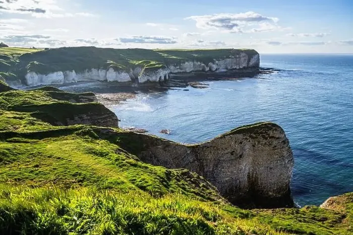 Framed Print : Cliffs over Flamborough Seawatch Observatory, Flamborough, Yorkshire, England Framed Print : Cliffs over Flamborough Seawatch Observatory, Flamborough, Yorkshire, England
