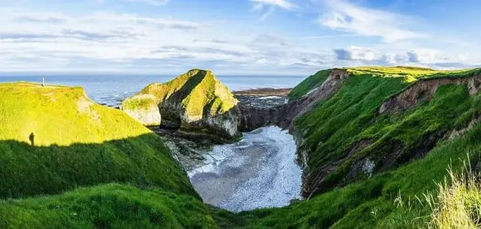 Framed Print : Cliffs over Flamborough Seawatch Observatory, Flamborough, Yorkshire, England Framed Print : Cliffs over Flamborough Seawatch Observatory, Flamborough, Yorkshire, England