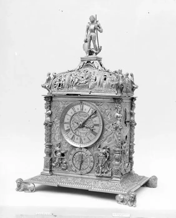 Framed Print : Clock 16th century German, Augsburg. Clock. German, Augsburg. 16th century. Gilt bronze. Horology Framed Print : Clock 16th century German, Augsburg. Clock. German, Augsburg. 16th century. Gilt bronze. Horology