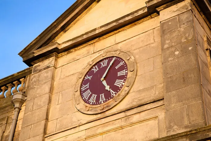 Framed Print : Clock at the Royal and Ancient Golf Club St Andrews Fife Scotland Framed Print : Clock at the Royal and Ancient Golf Club St Andrews Fife Scotland