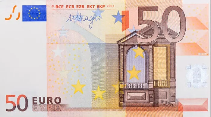 Framed Print : Close up of a 50 euro banknote. High resolution photo Framed Print : Close up of a 50 euro banknote. High resolution photo