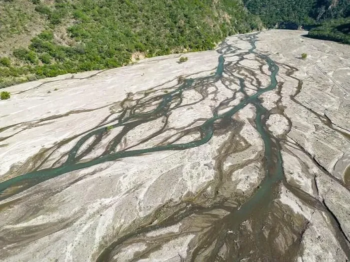 Framed Print : Close up aerial view of the Rio Sacambaya landscape with a huge riverbed Framed Print : Close up aerial view of the Rio Sacambaya landscape with a huge riverbed