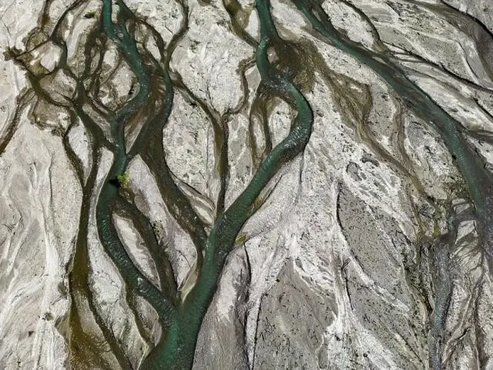 Framed Print : Close up aerial view of the Rio Sacambaya landscape with a huge riverbed Framed Print : Close up aerial view of the Rio Sacambaya landscape with a huge riverbed
