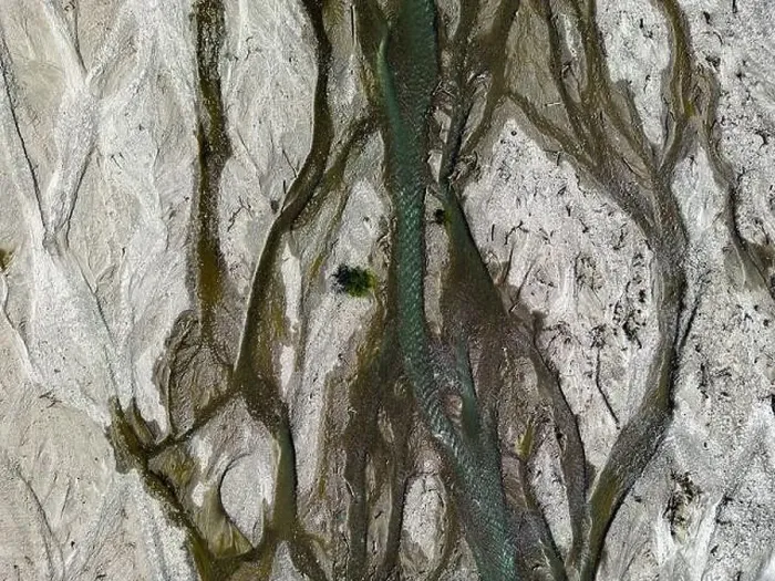 Framed Print : Close up aerial view of the Rio Sacambaya landscape with a huge riverbed Framed Print : Close up aerial view of the Rio Sacambaya landscape with a huge riverbed