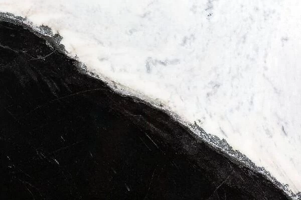 Close up of black and white marble, pastel color mix