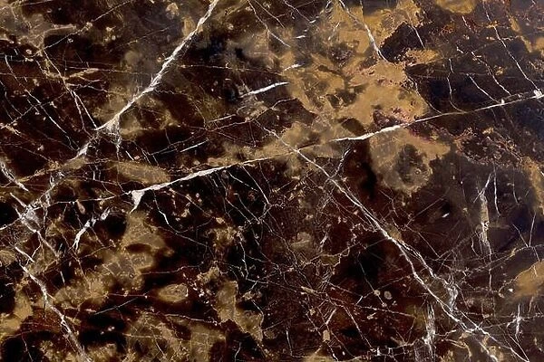 Close up of dark brown marble stone background