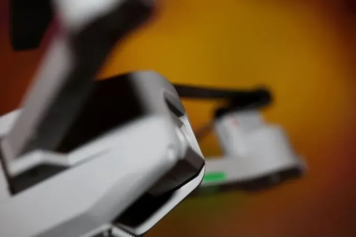 Framed Print : Close up Drone sensor and drone propeller Framed Print : Close up Drone sensor and drone propeller