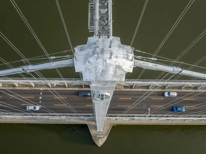 Framed Print : Close-up aerial photo of the Franklin Delano Roosevelt Mid-Hudson Bridge over the Hudson River, Poughkeepsie NY Framed Print : Close-up aerial photo of the Franklin Delano Roosevelt Mid-Hudson Bridge over the Hudson River, Poughkeepsie NY