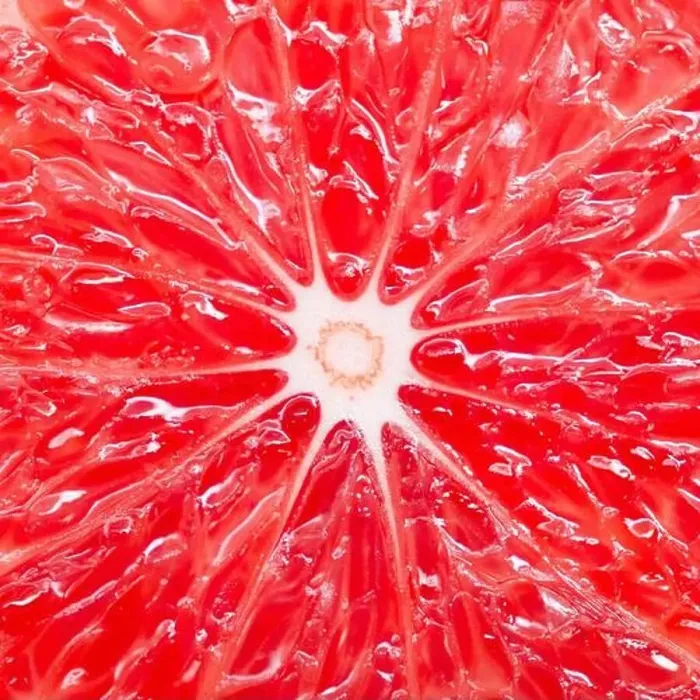 Framed Print : Close-up centered view of red grapefruit. Macro photography Framed Print : Close-up centered view of red grapefruit. Macro photography