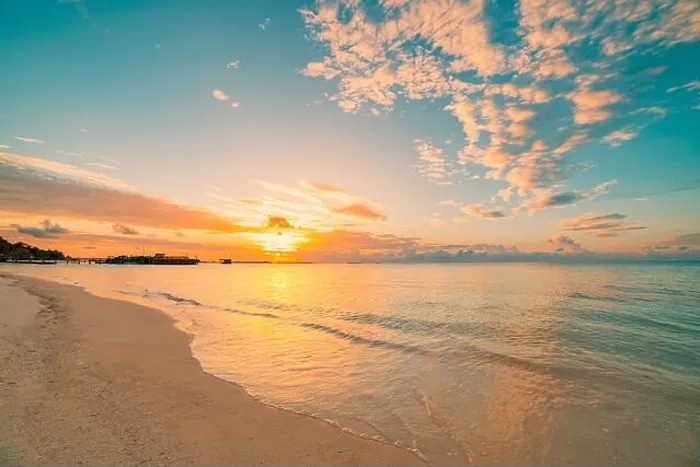 Framed Print : Closeup of sand on beach and blue summer sky. Panoramic beach landscape. Empty tropical beach and seascape. Orange and golden sunset sky, soft sand Framed Print : Closeup of sand on beach and blue summer sky. Panoramic beach landscape. Empty tropical beach and seascape. Orange and golden sunset sky, soft sand