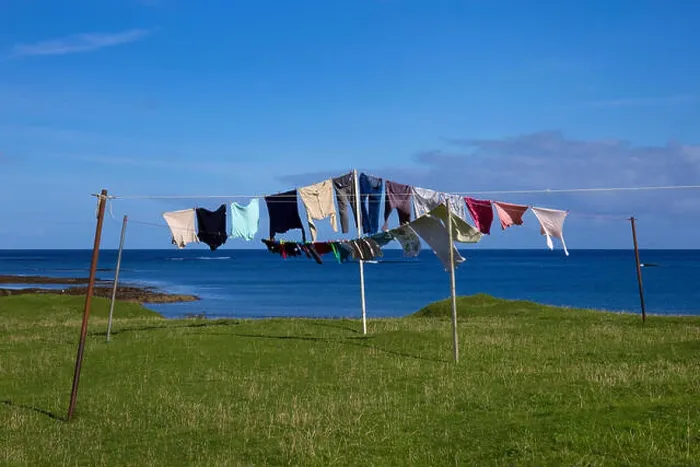 Framed Print : Clothes on a washing line, Tiree, Inner Hebrides, Argyll and Bute, Scotland Framed Print : Clothes on a washing line, Tiree, Inner Hebrides, Argyll and Bute, Scotland